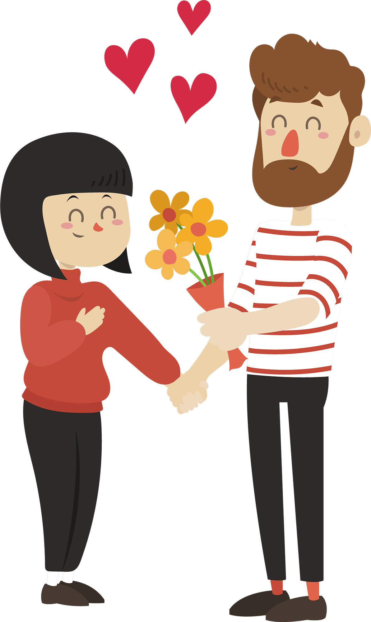 Happy valentines day valent es propose clipart vector