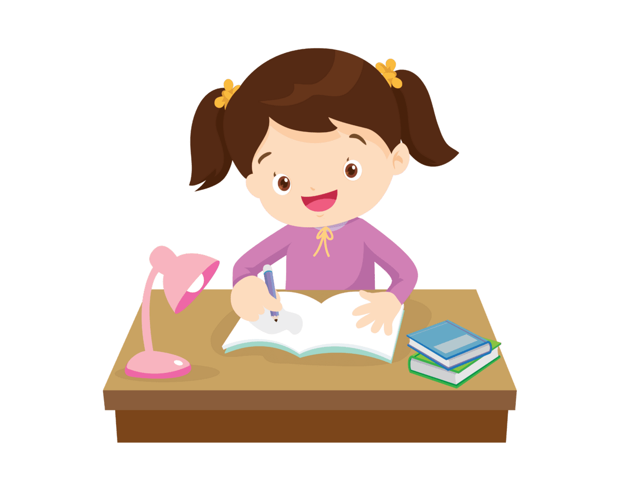 Homework want to be better reader respond books clipart image
