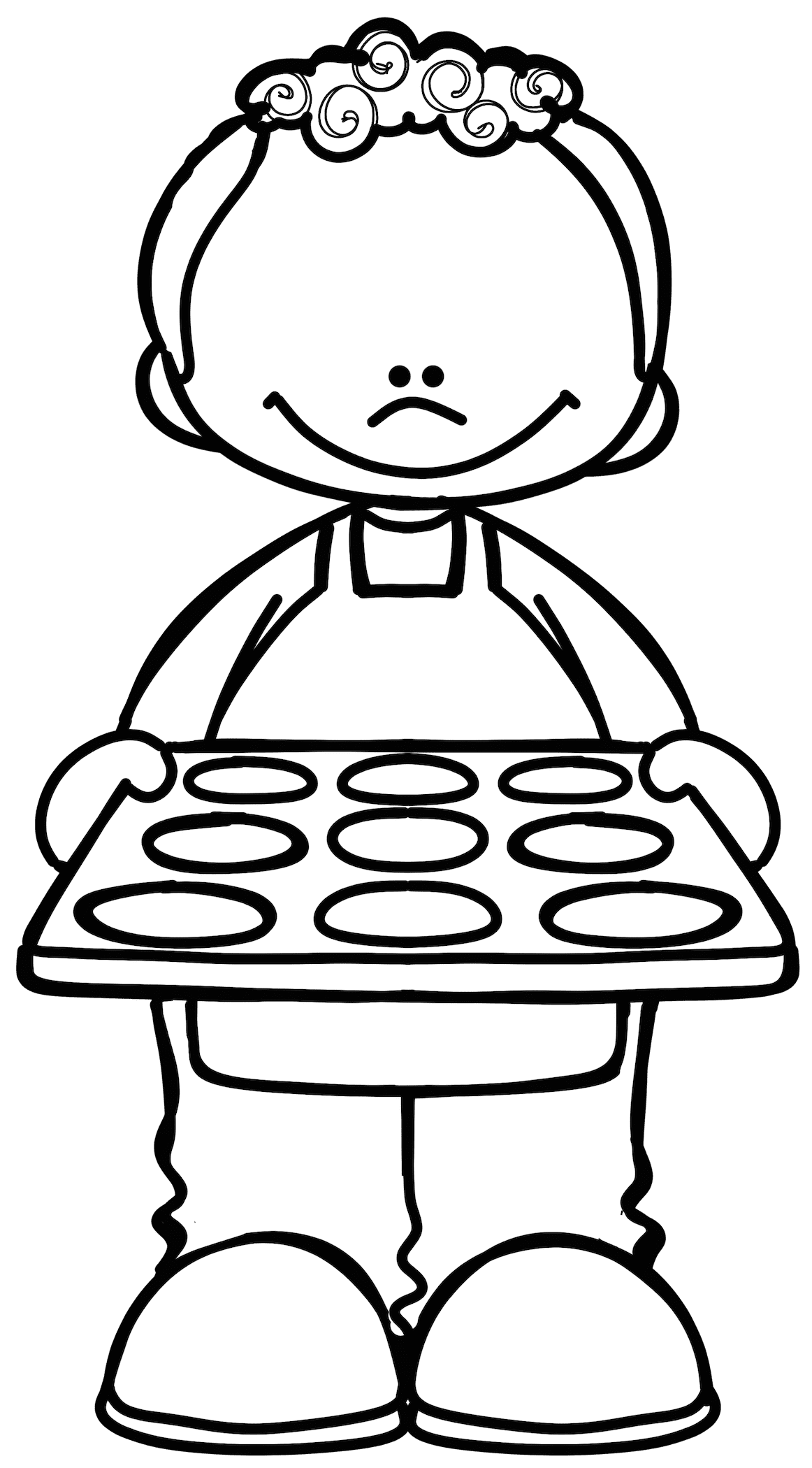 Baking pin page clipart clip art