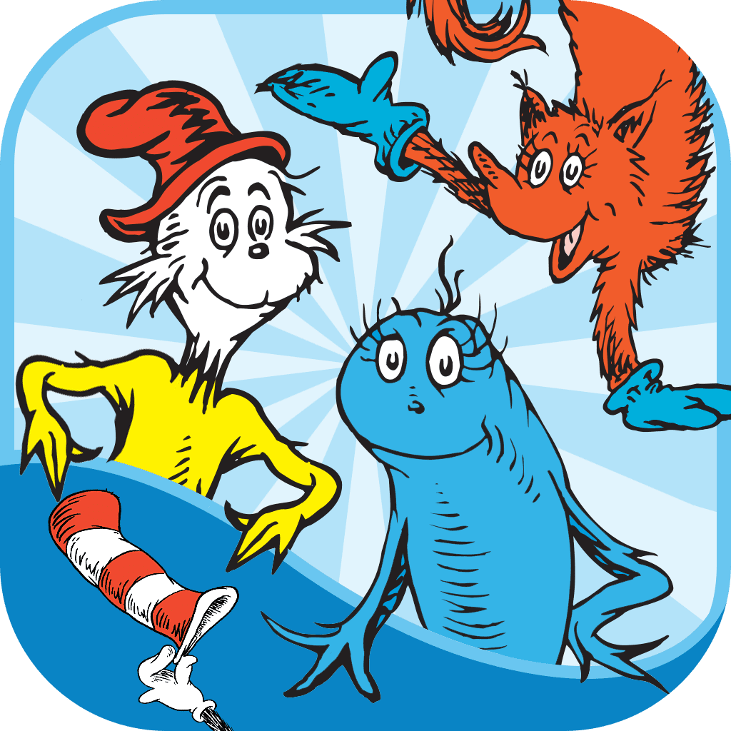 Dr seuss digital book apps clipart transparent