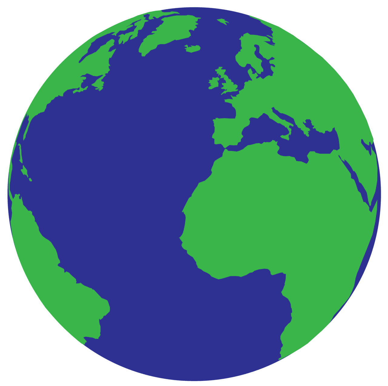 World earth image for clipart