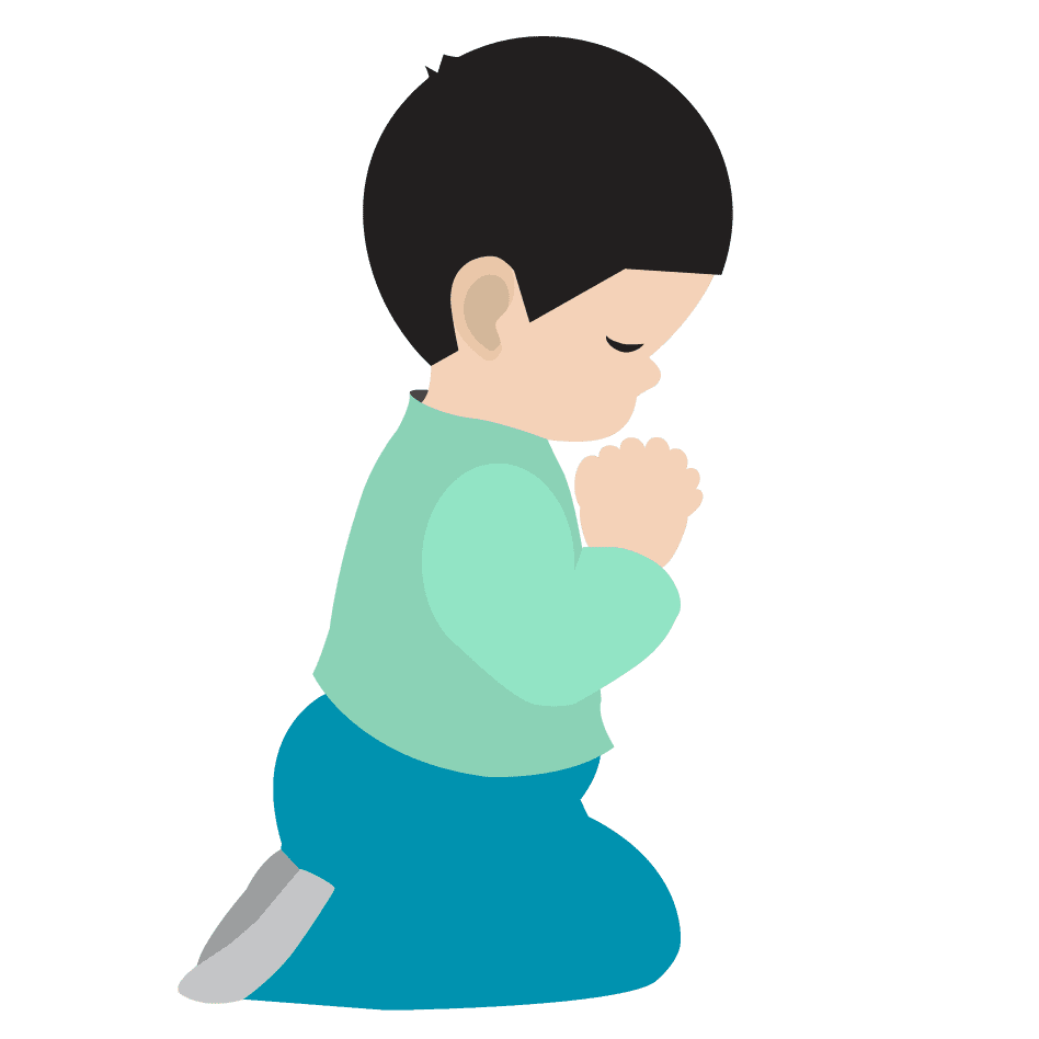 Praying hands prayer boy child clipart desperate student transparent