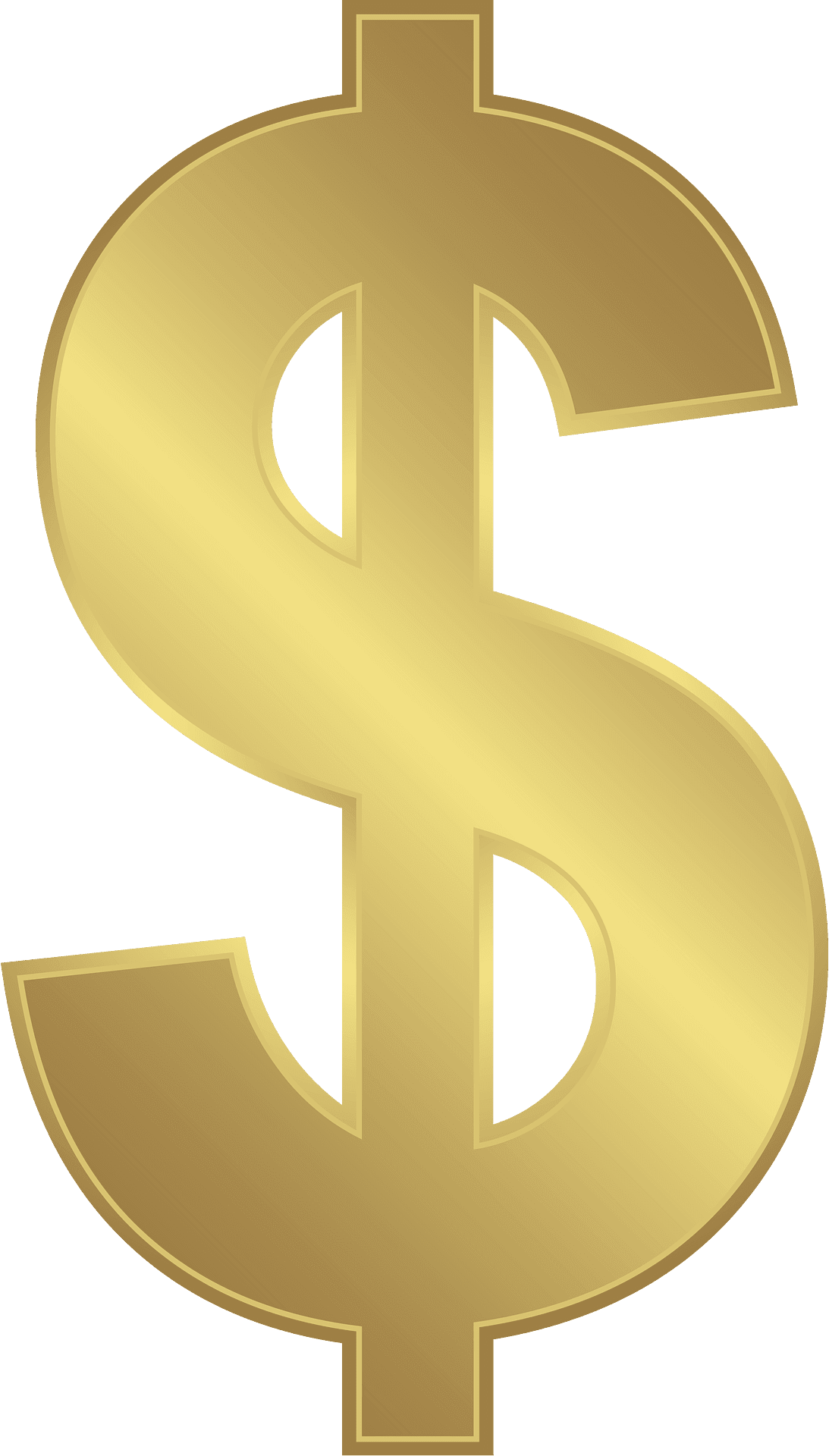 Dollar sign vector clipart images