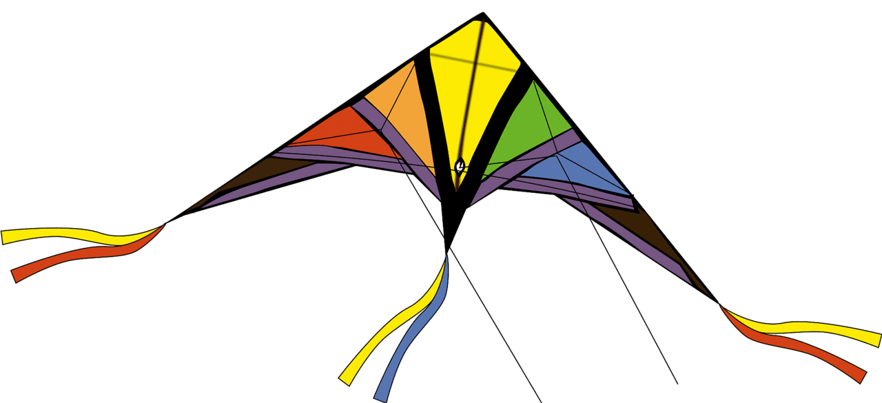 Kite vector clipart images 2
