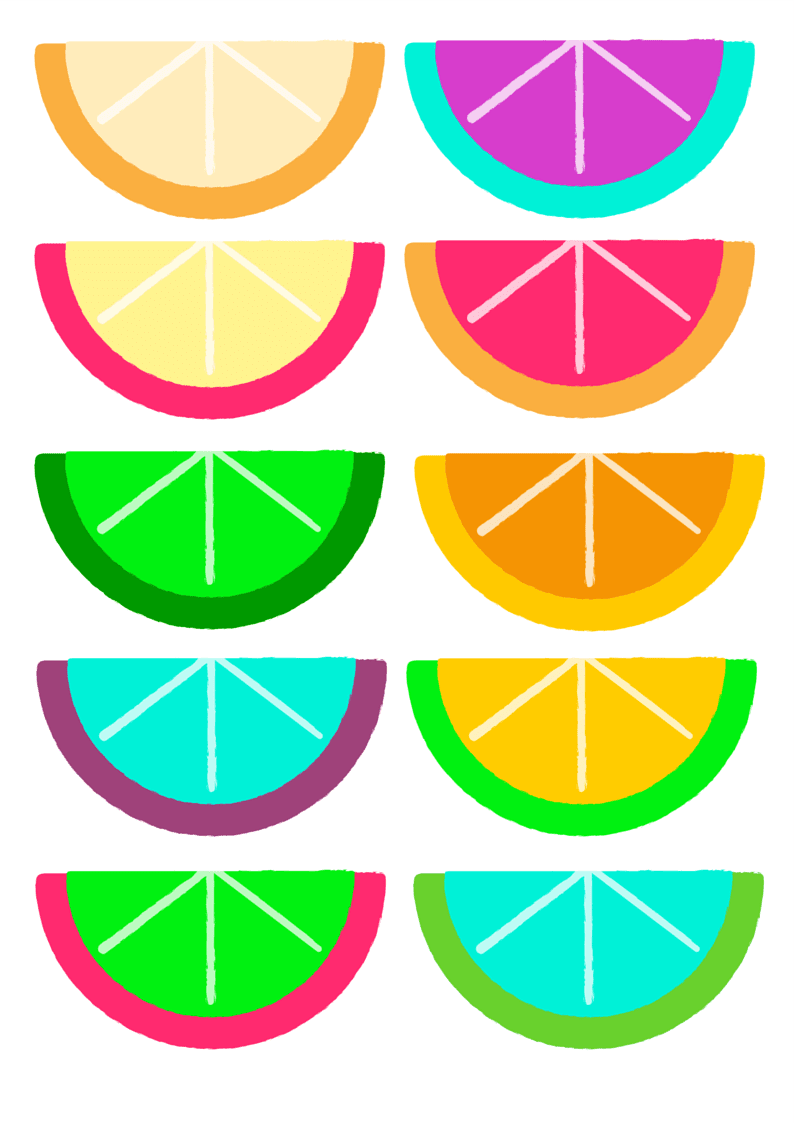 Lemonade summer party mini kit printable clipart photo