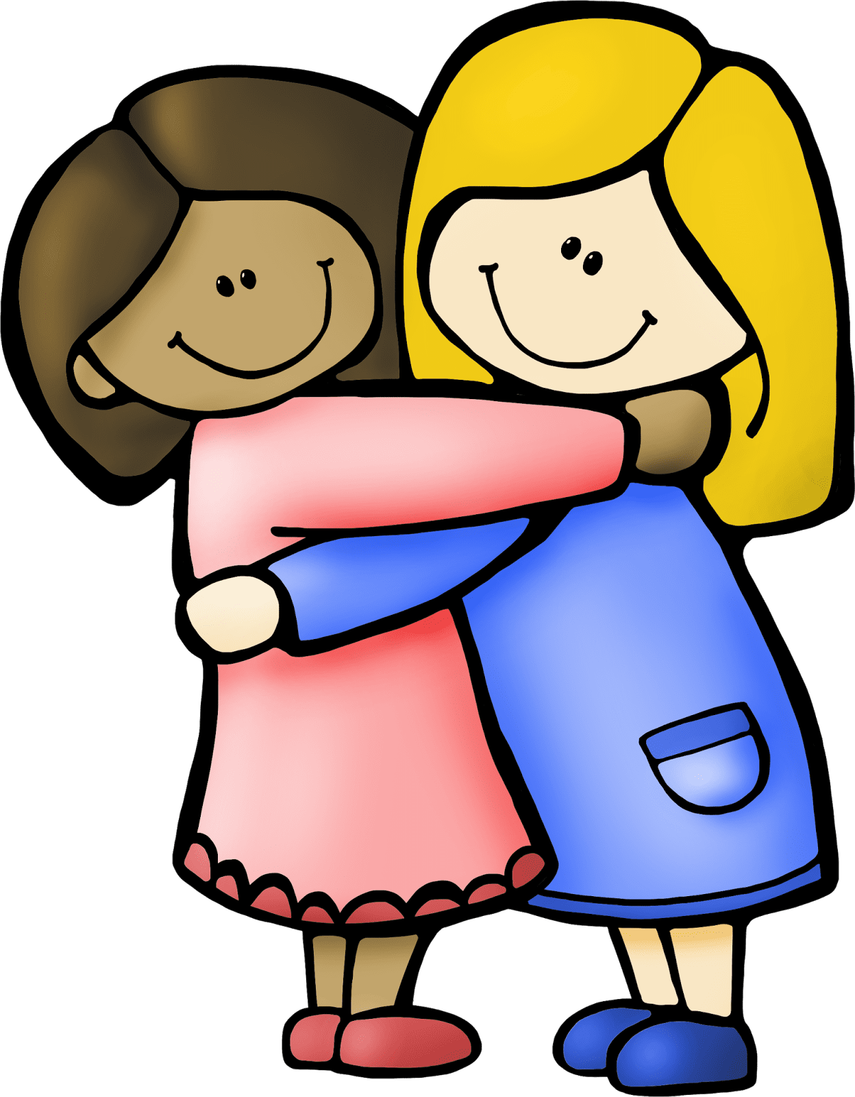 Hug munication and culture in the themed classroom clipart picture