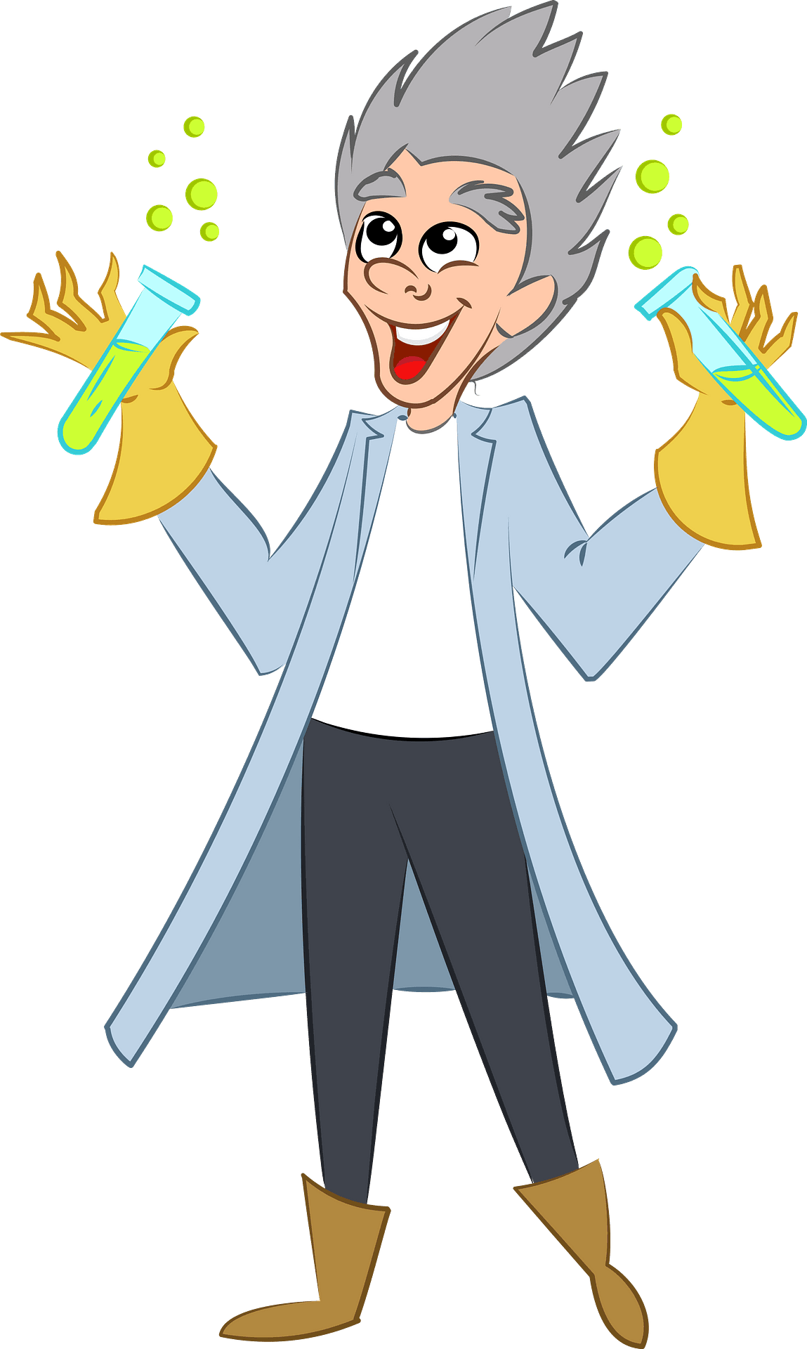 Evil scientist vector clipart images 2