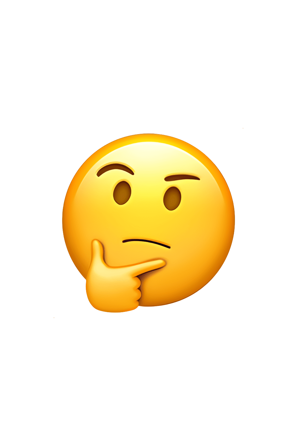 Thinking face emoji clipart clip art