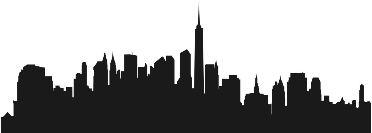 City building silhouette clipart background
