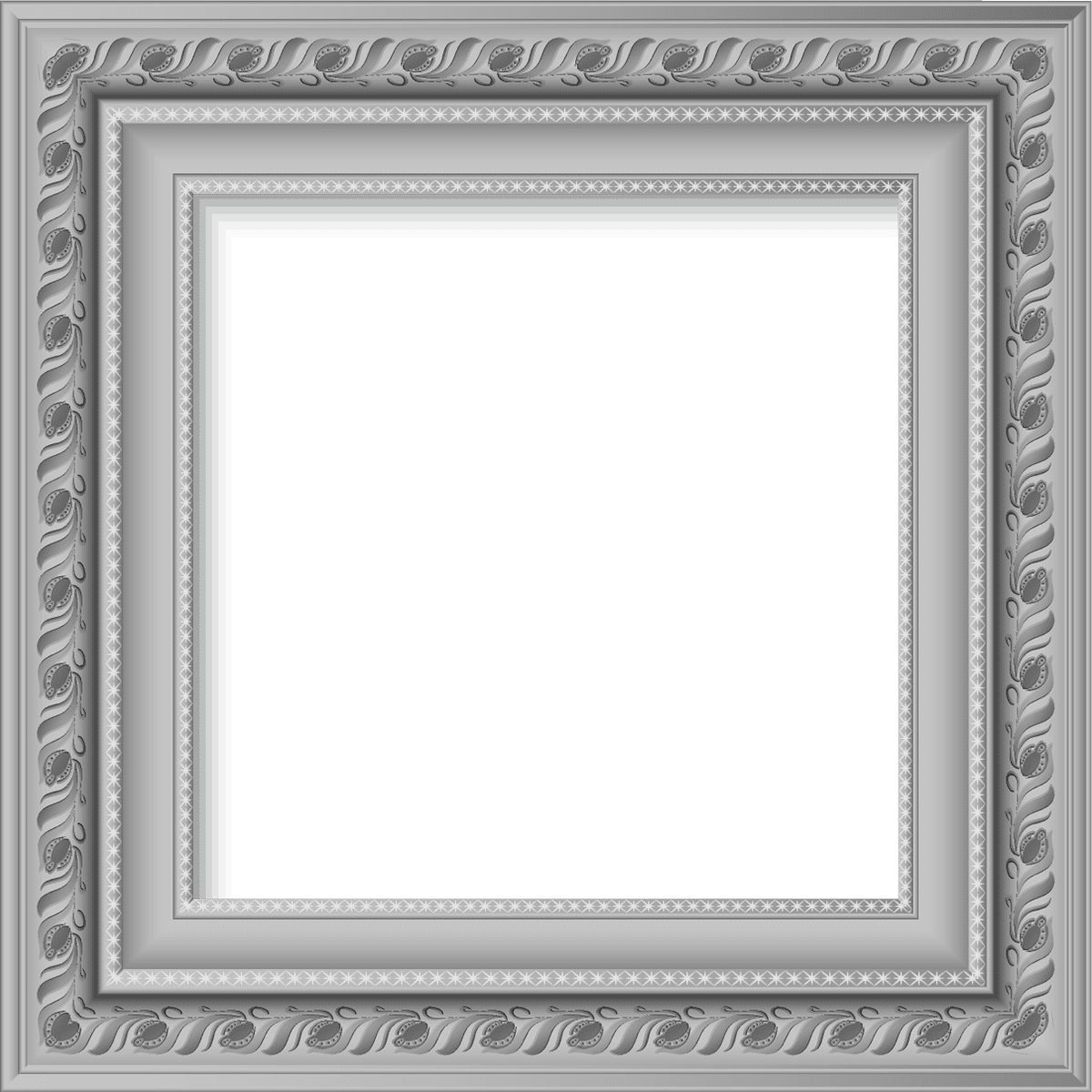Picture frame platinam squire shape clipart