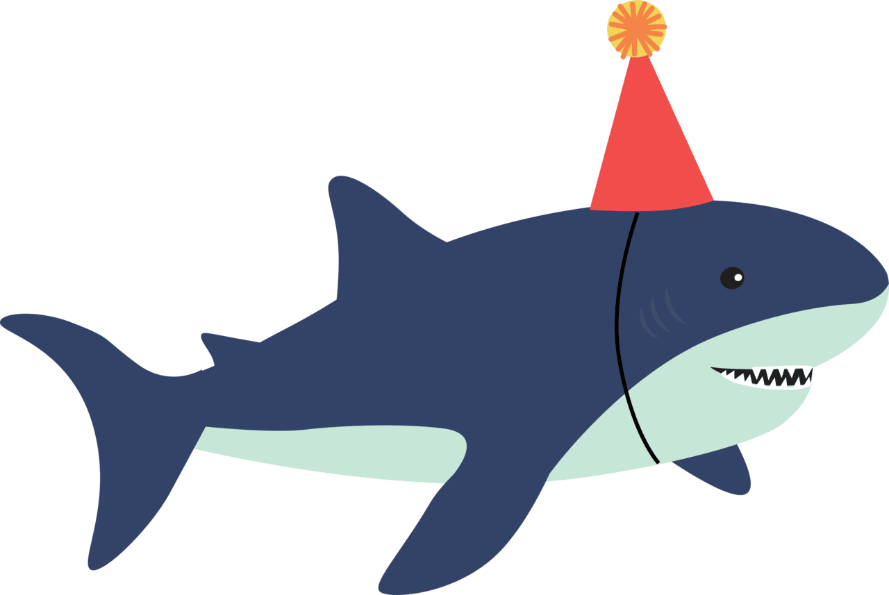 Party hat pin page clipart vector 3
