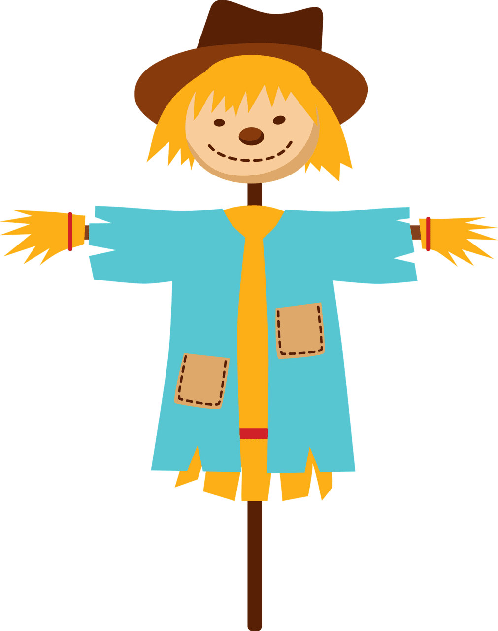 Scarecrow vector clipart images