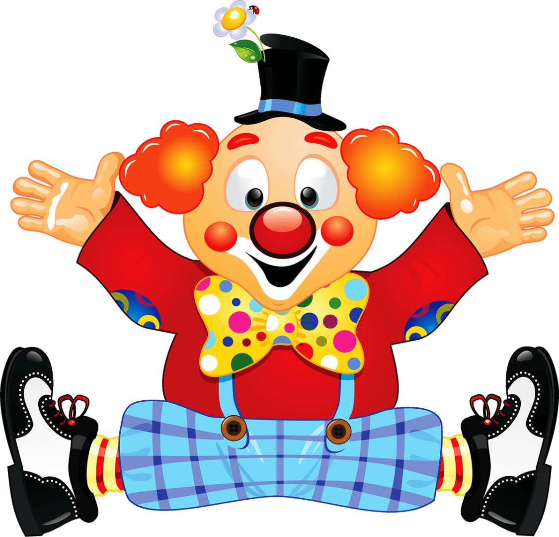 Carnival clown clipart free