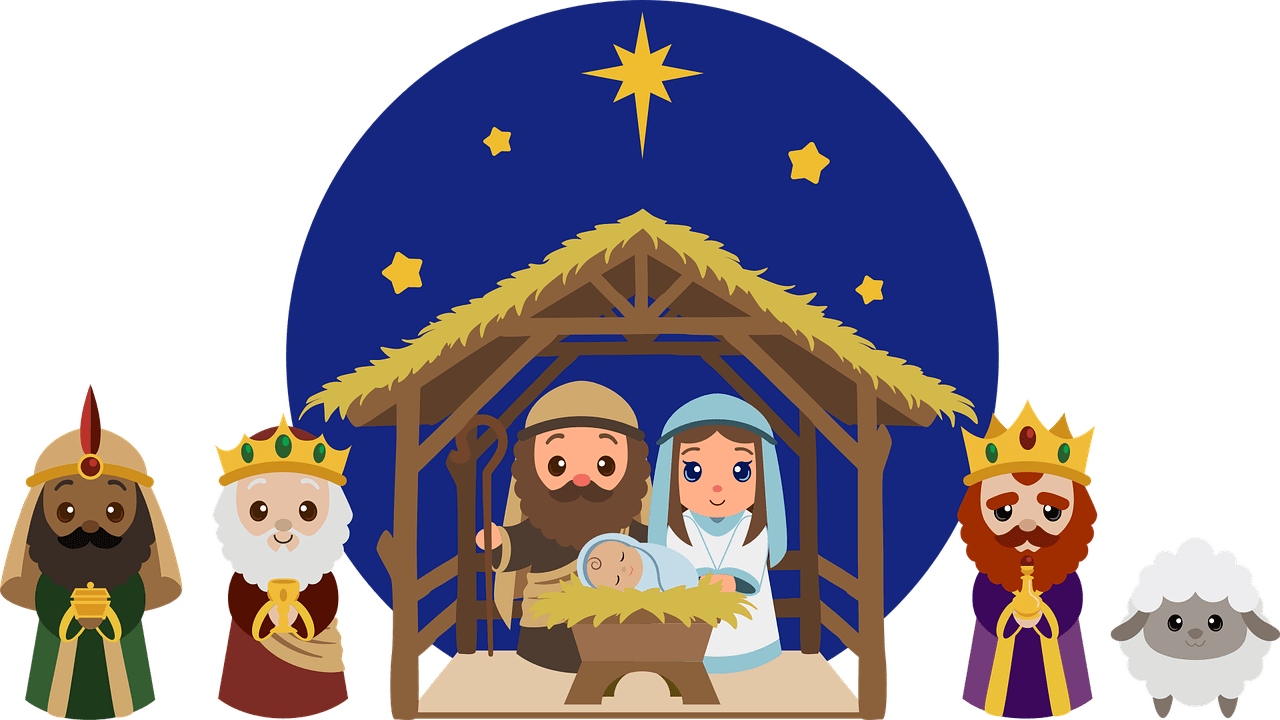 Nativity vector art graphics clipart