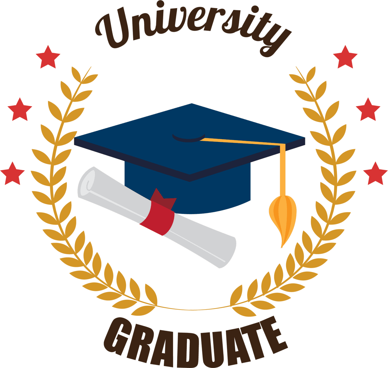 Diploma laurent simons graduation cap clipart image