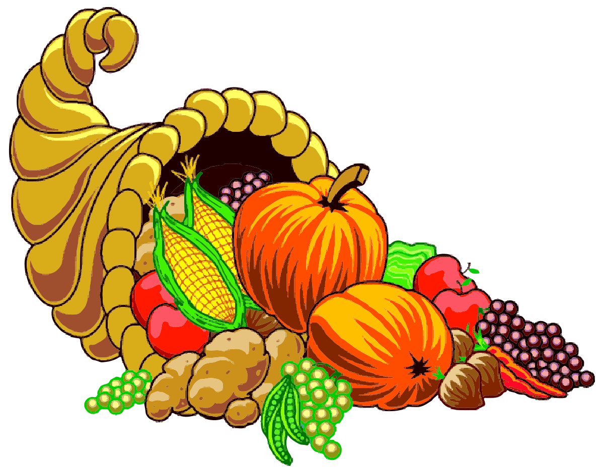 Cornucopia lq clipart transparent