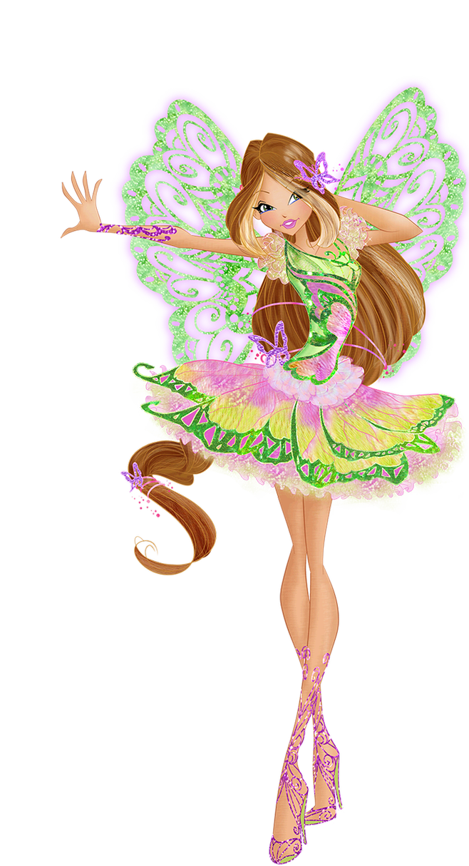 Flora fairy forms clipart picture