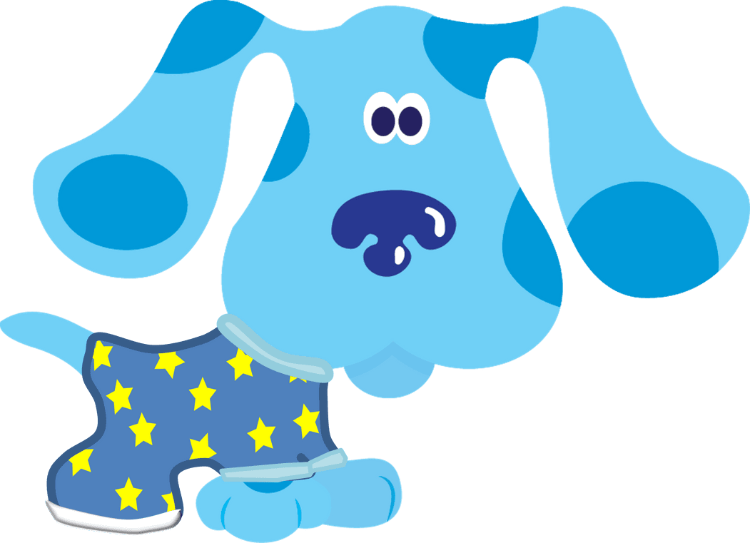 Blue wearing pajama reboot by alexanderbex deviantart clipart vector