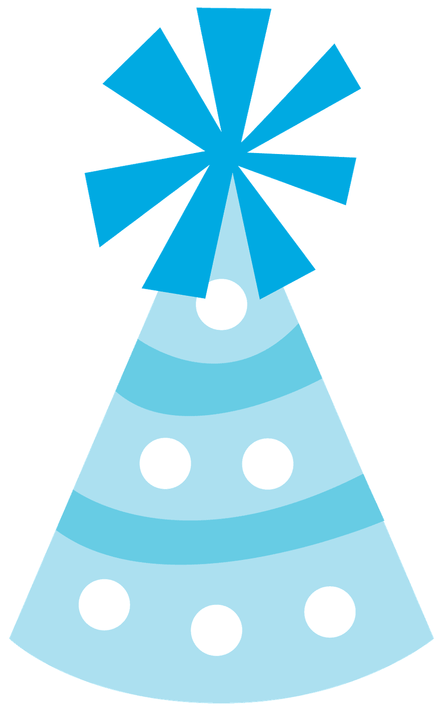 Party hat pin page clipart logo 2