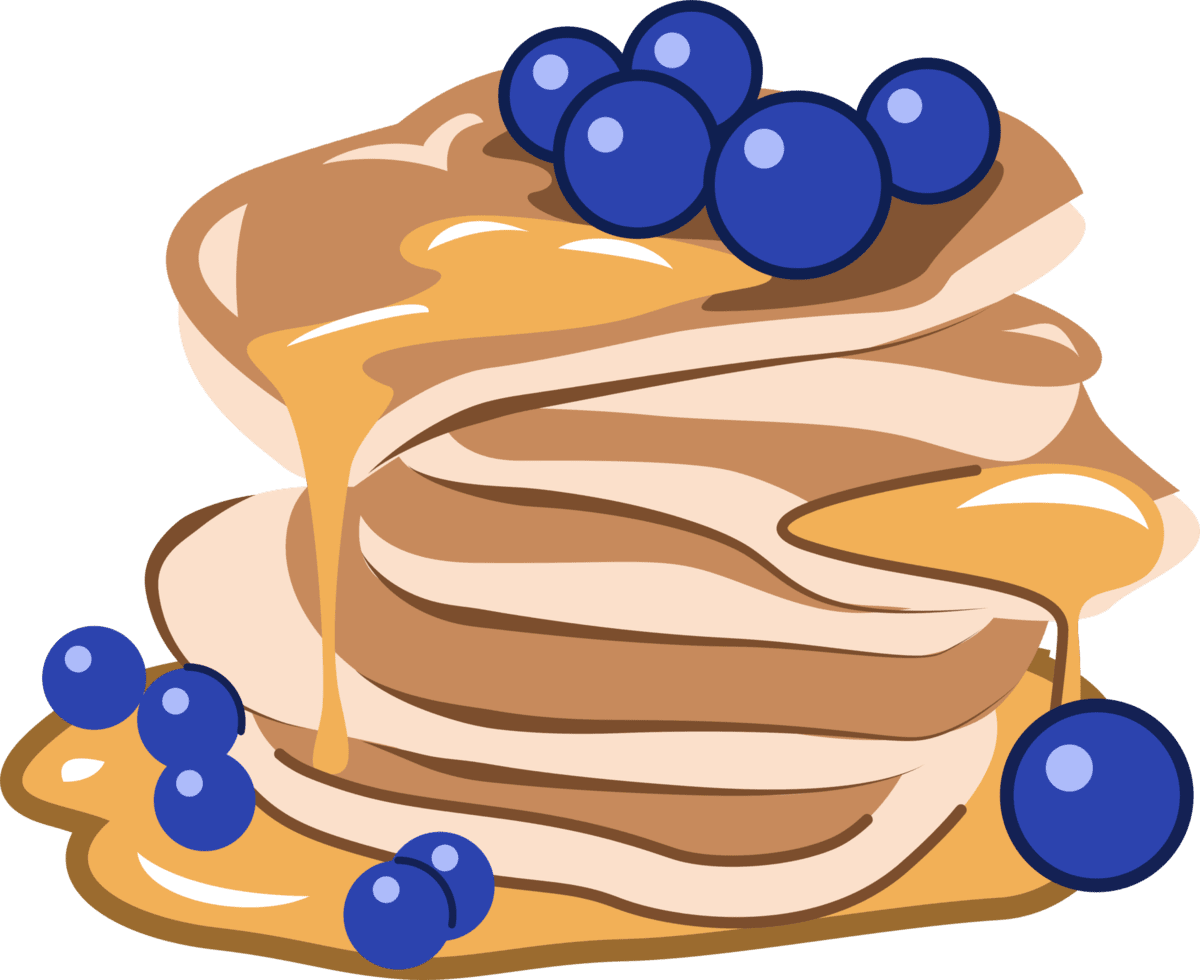 Pancake graphic clipart design picture