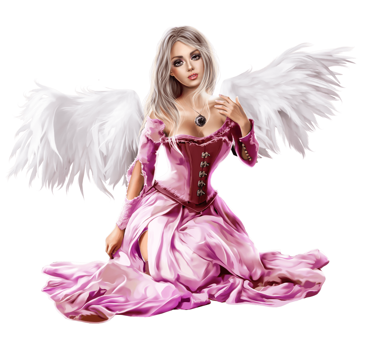 Angel wings pin page clipart transparent 2