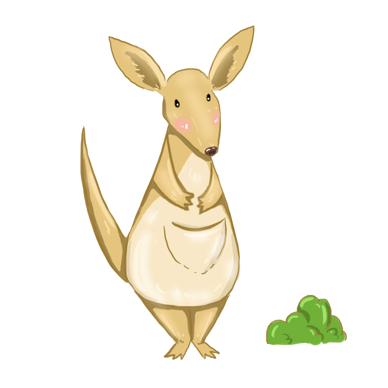 Kangaroo animal cartoon animals claws image and clipart for