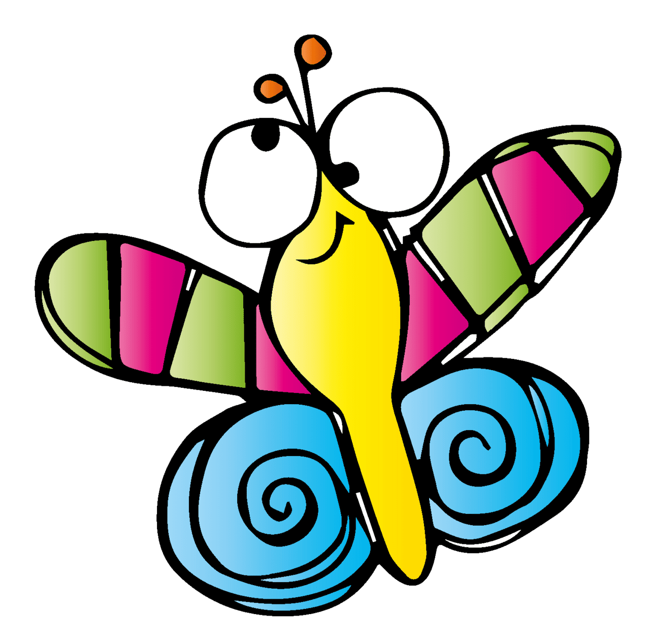 Fly pin page clipart clip art