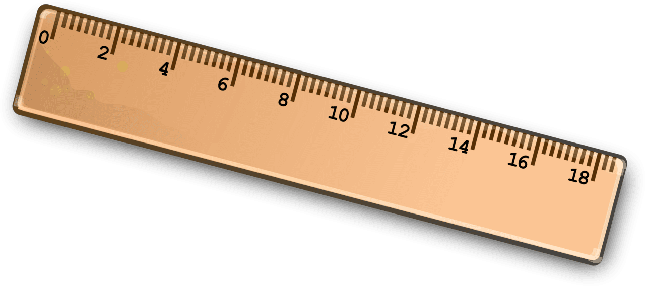 Ruler clipart scale transparent