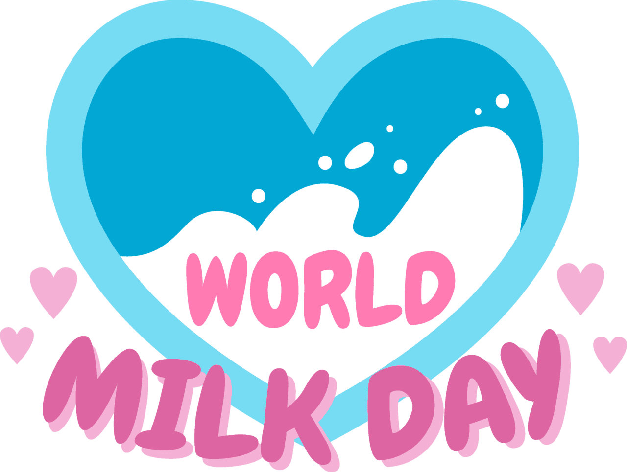 World milk day clipart logo 2