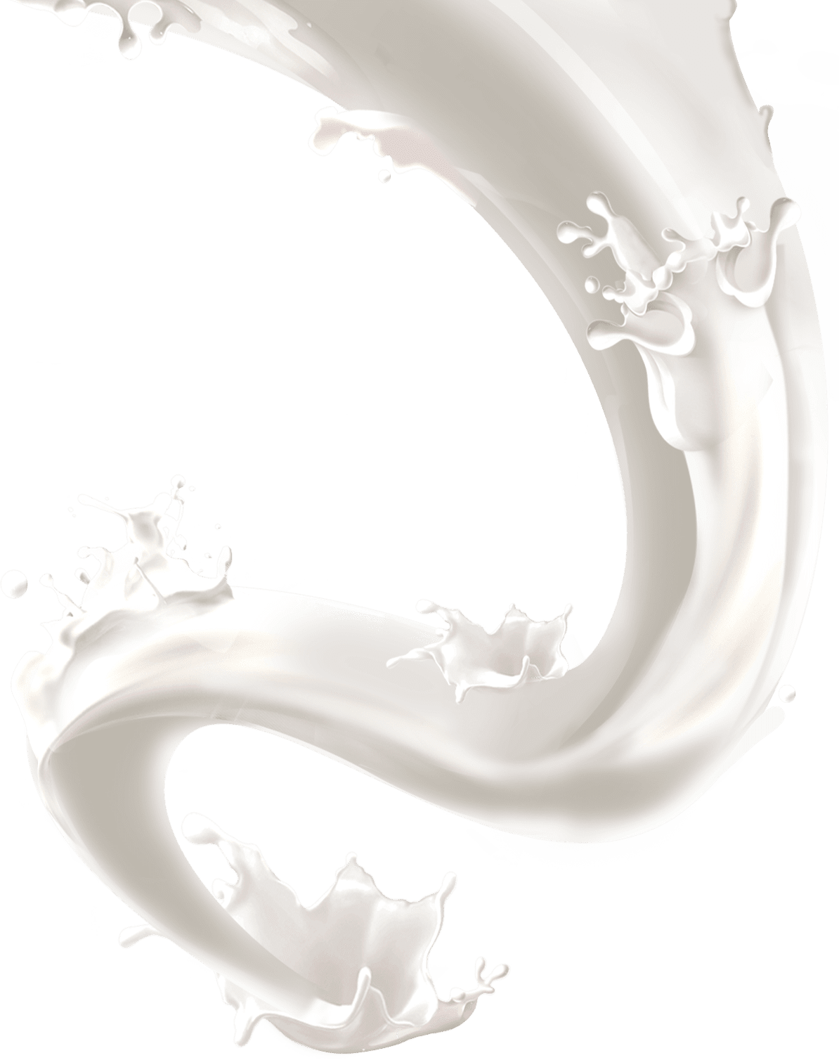 Splashes white milk abstract clipart photo