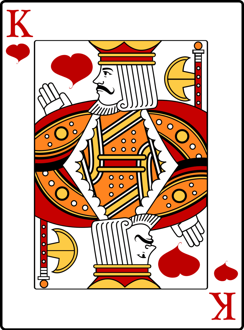 Playing cards pin page clipart clip art