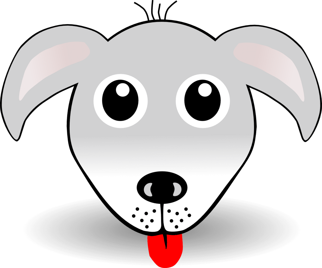 Dog black and white pin page clipart background 5