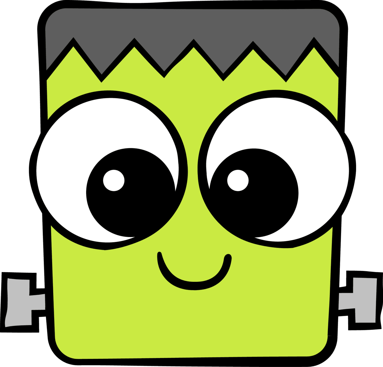 Frankenstein pin page clipart free