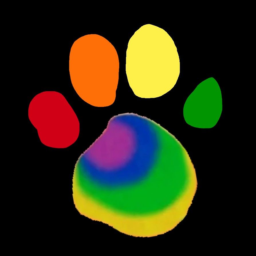 Paw print pin page clipart free 2