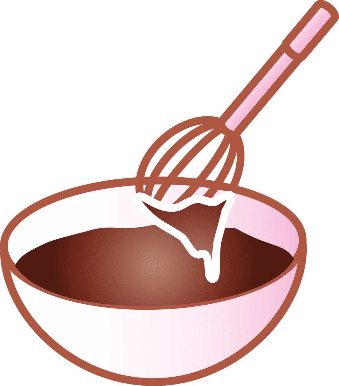 Baking chocolate cooking vector clipart images