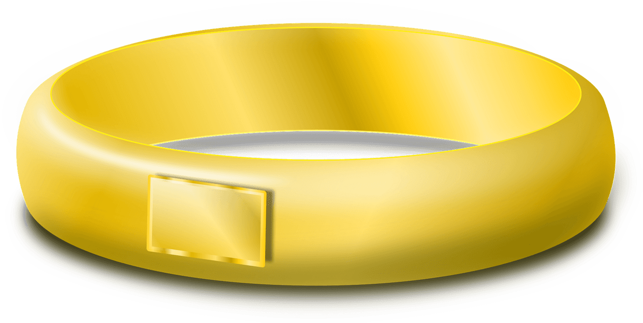 Golden ring vector clipart images