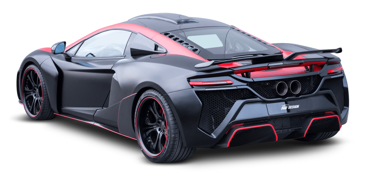 Race car black mclaren back image for clipart