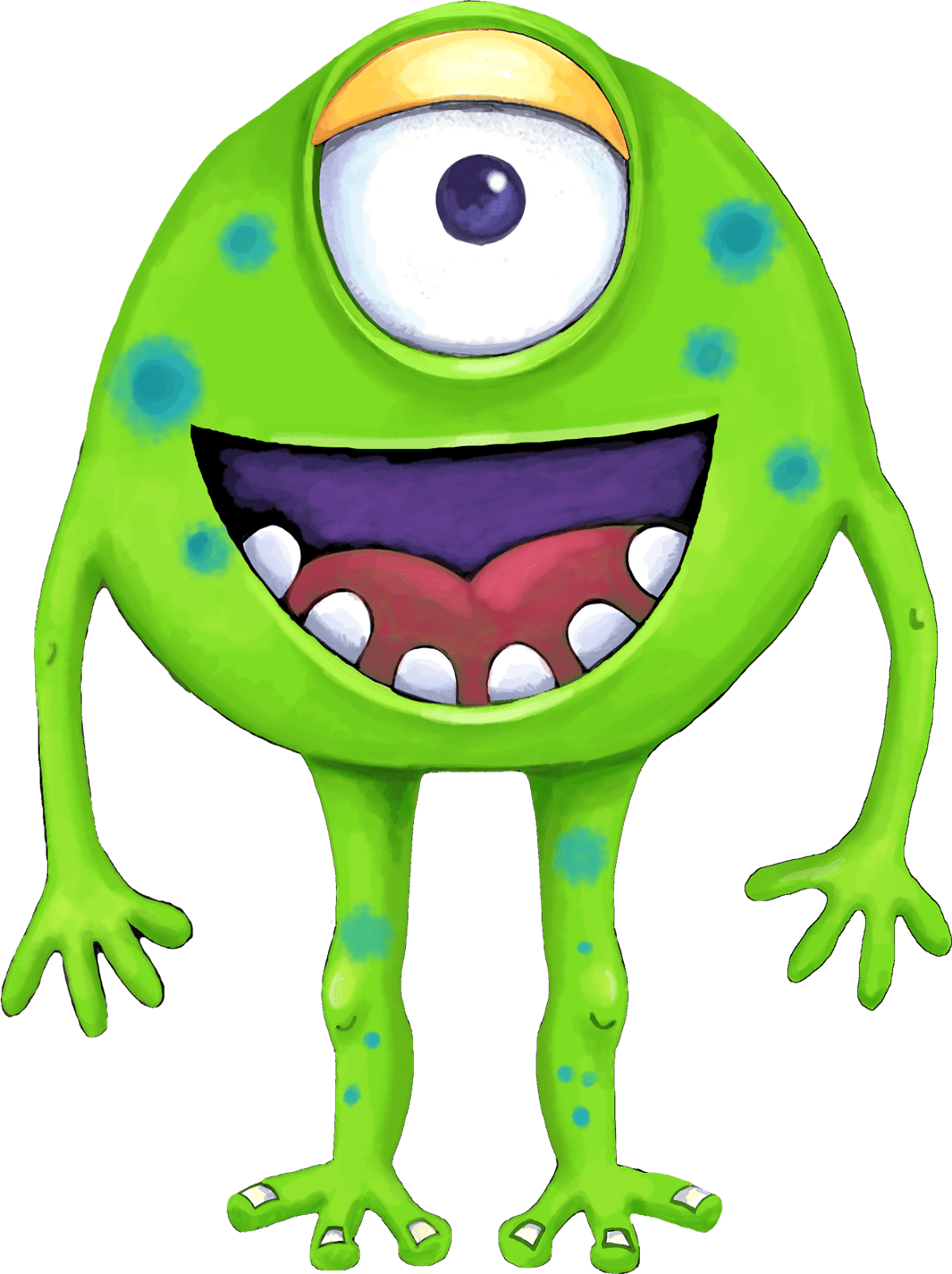 Monster pin page clipart photo 2