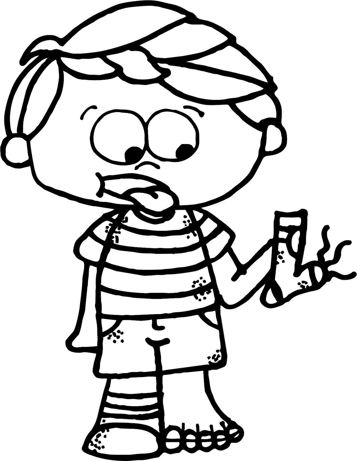 Sad pin page clipart logo 3