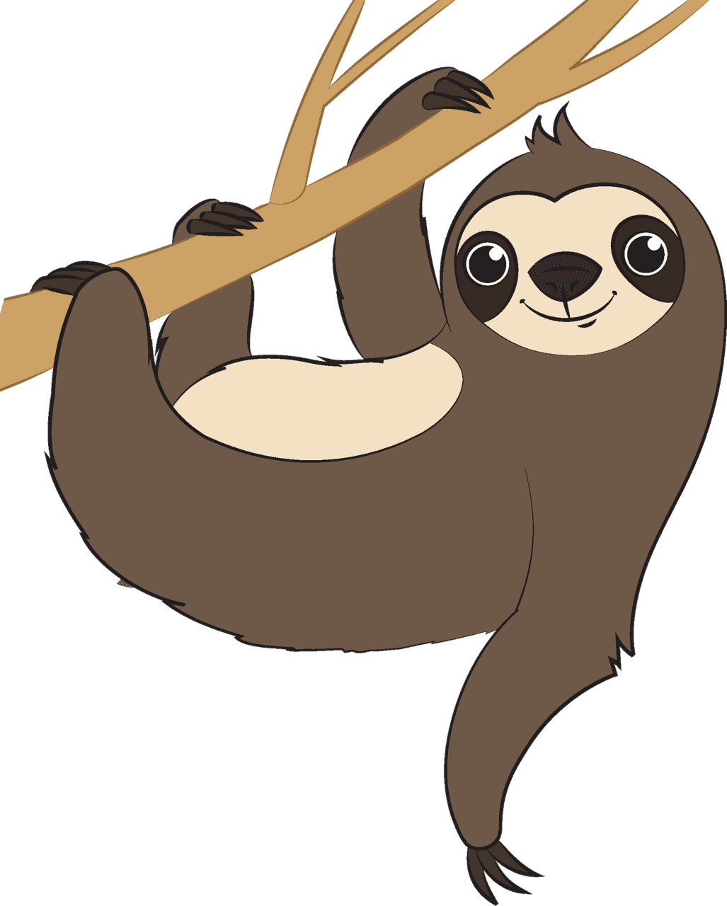 Sloth clipart images