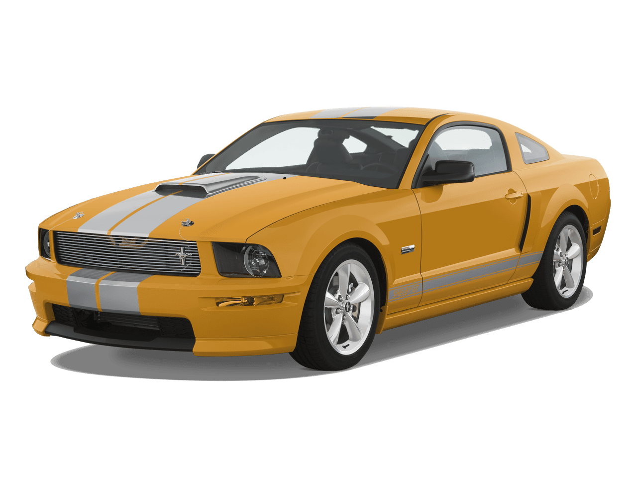 Race car ford mustang clipart logo