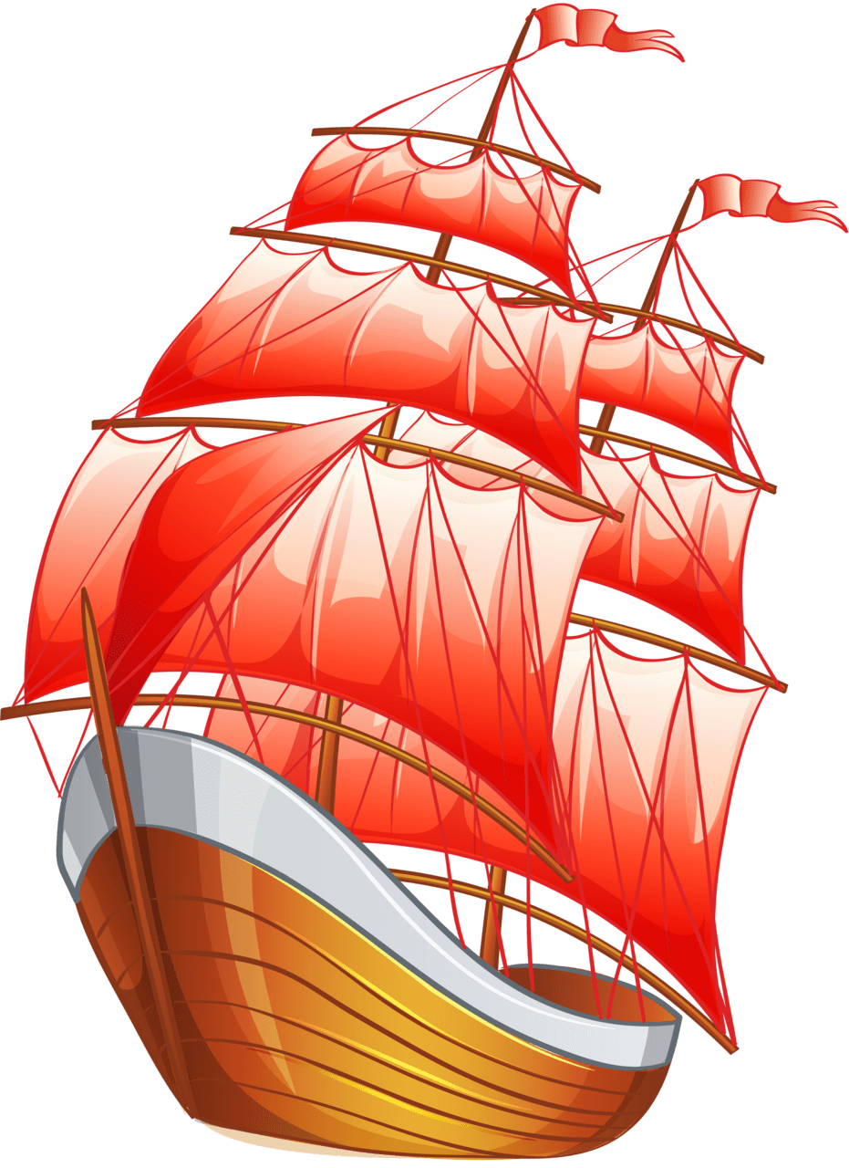 Sailboat page clipart free