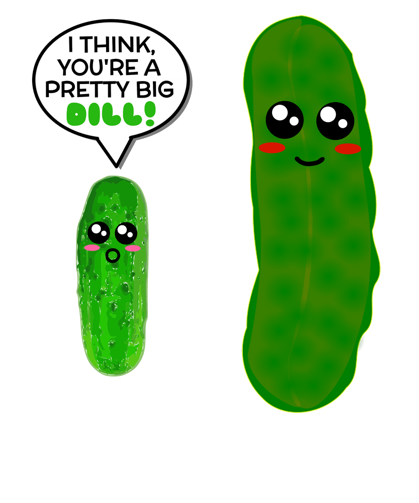 Pickle art prints printed wall decor society clipart photo