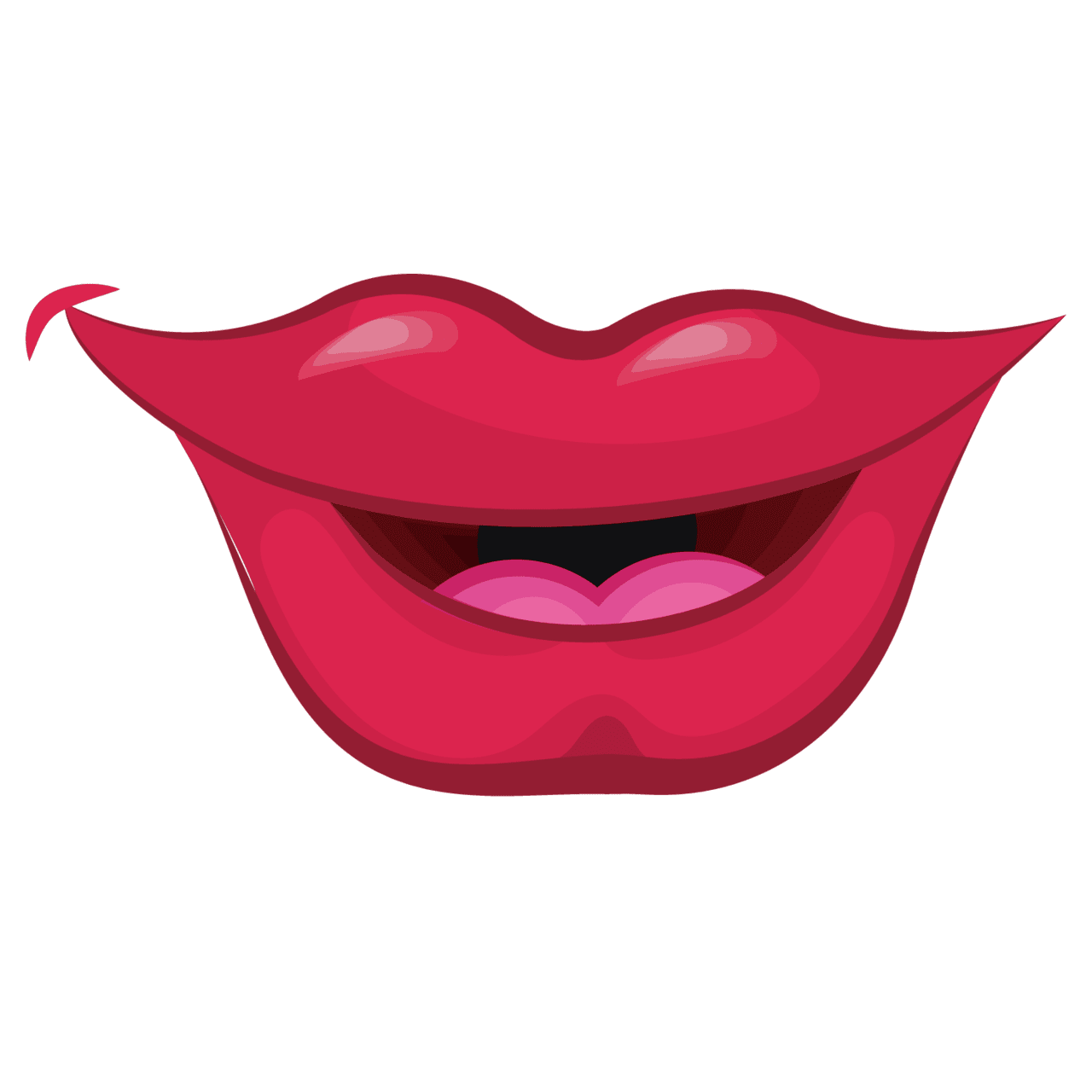 Mouth pin page clipart free