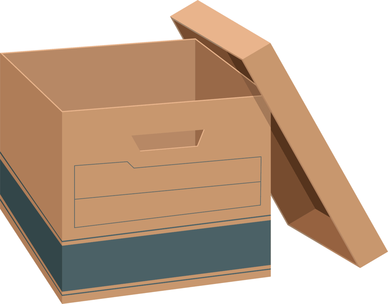 Storage box clipart design vector