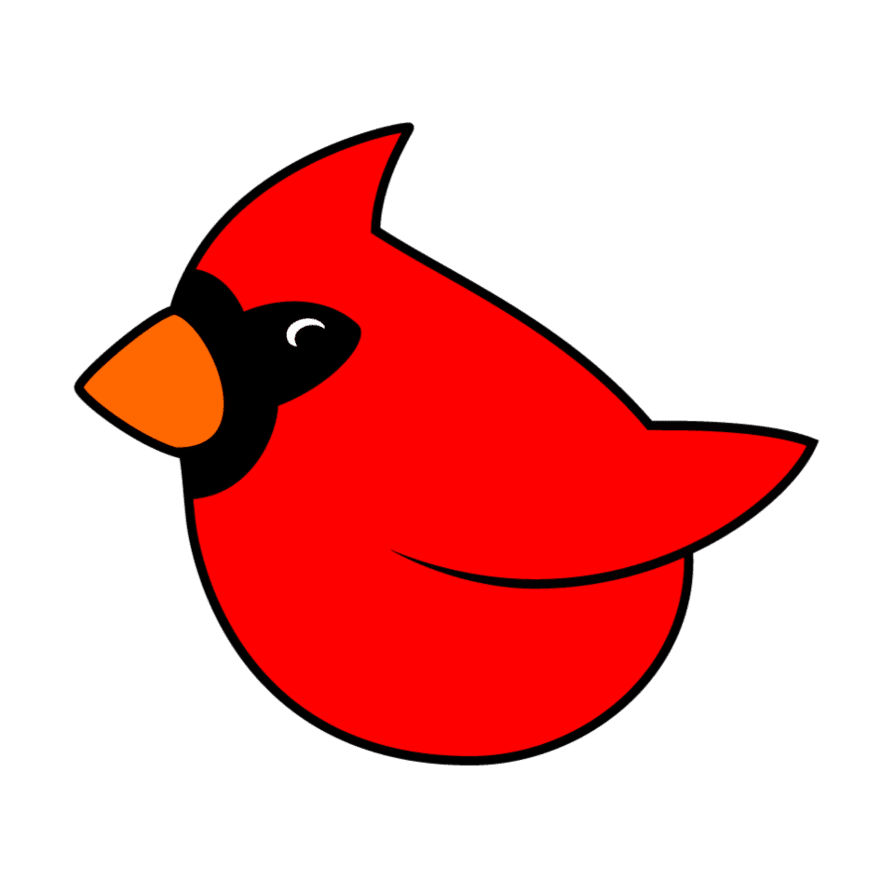 Cardinal pin page clipart transparent 3