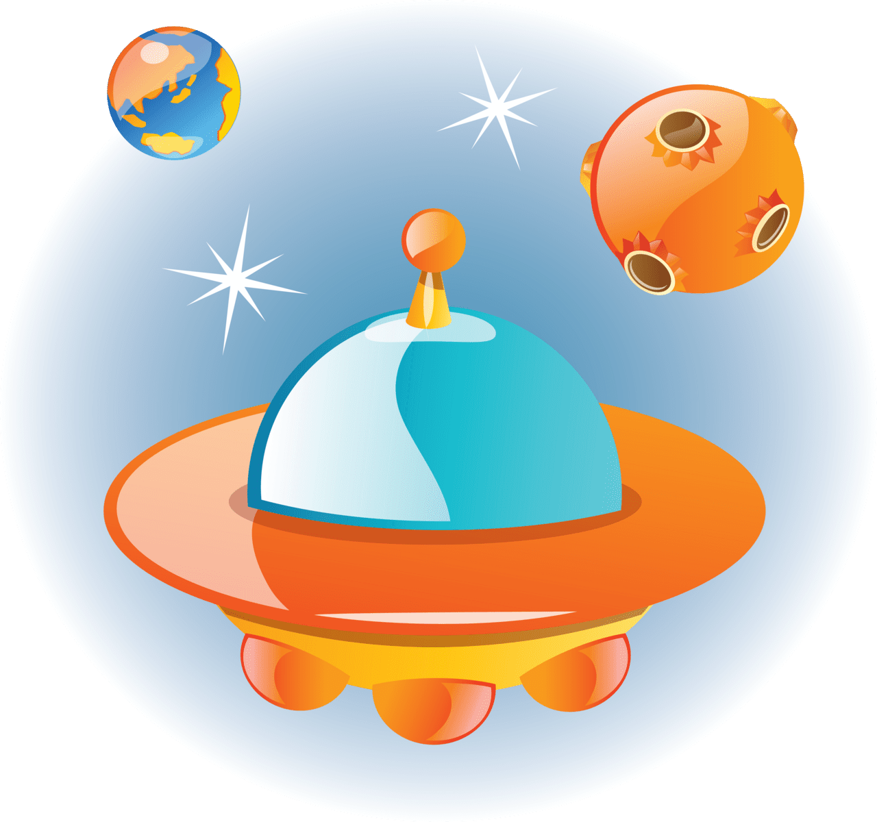 Rocket ship pin page clipart logo 3