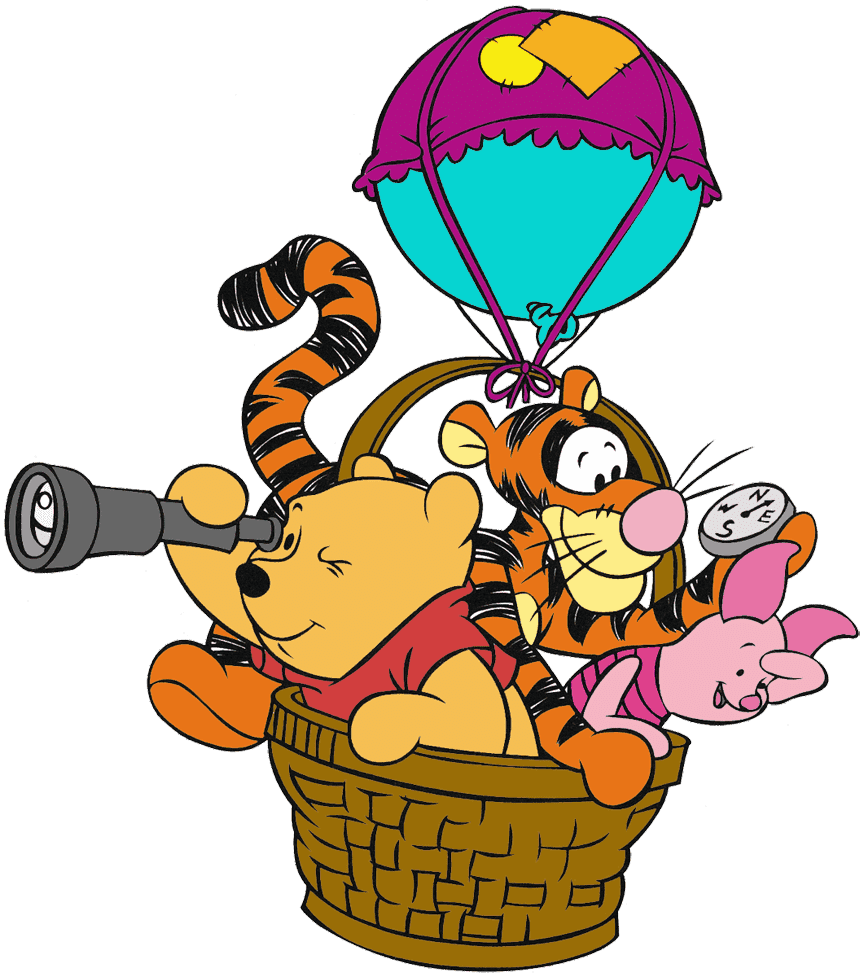 Winnie the pooh pin page clipart transparent