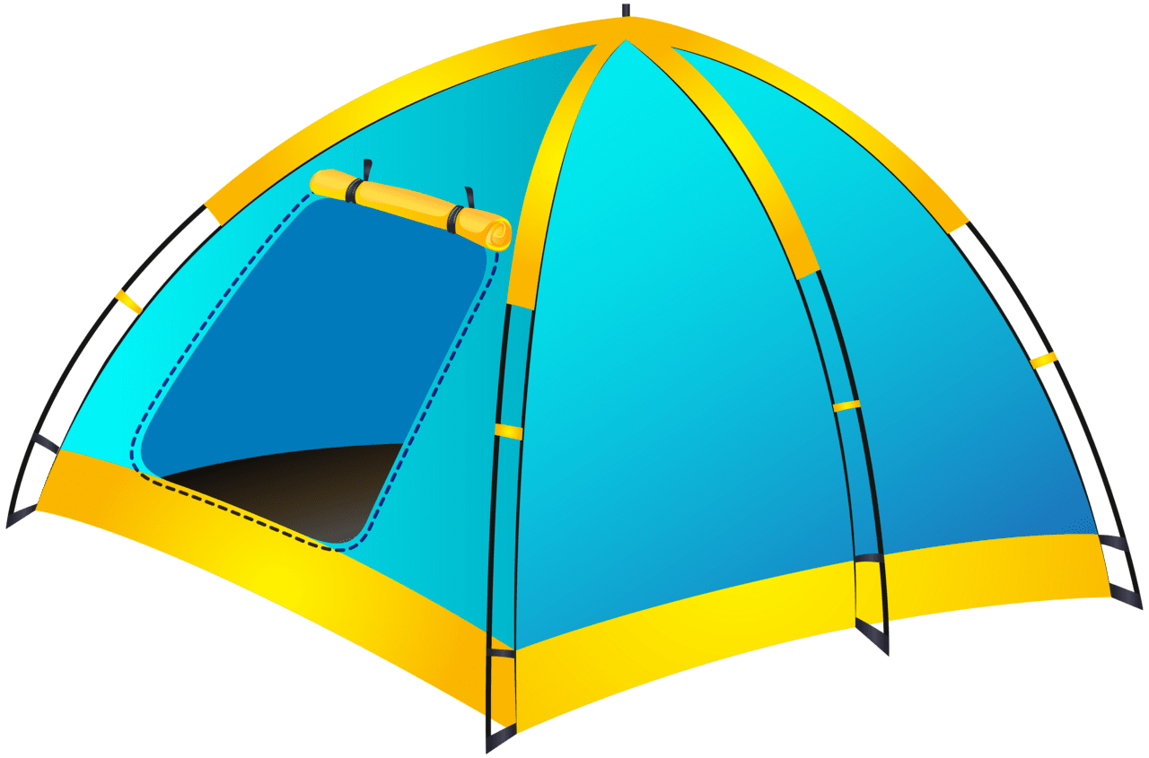 Blue tent clipart image high quality images and