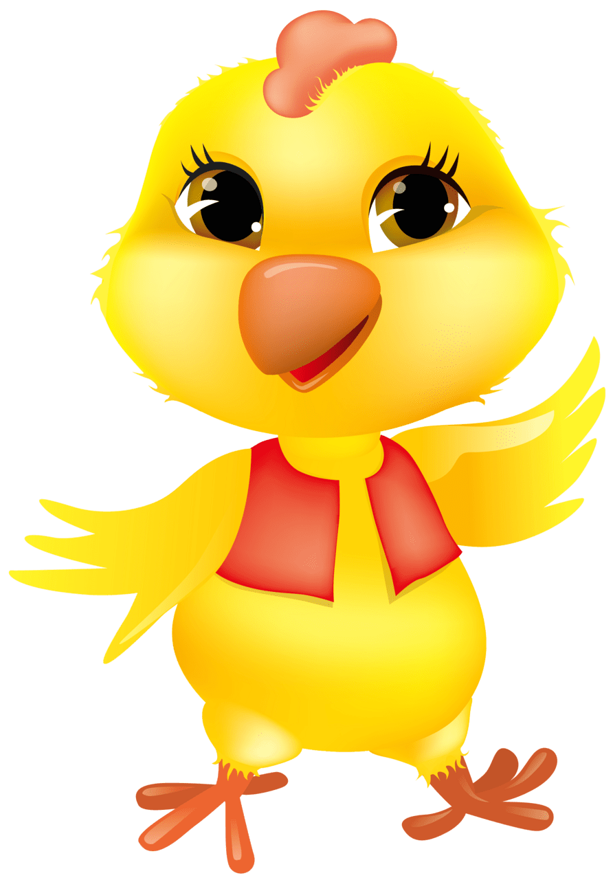 Chick en egg clipart brown image